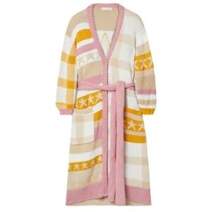 LOVESHACKFANCY Grayson Duster in Desert Sunset Xs S